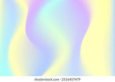 Abstrato neon gradiente fundo, com suave borrão iridescente nude cores ondas, papel de parede fluindo bonito com espaço de cópia. Fundo de fluxo de fluido estético para apresentação, cartaz, exposição do produto