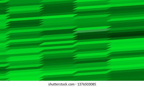 Abstract Neon Green Horizontal Lines and Stripes Background Vector Graphic