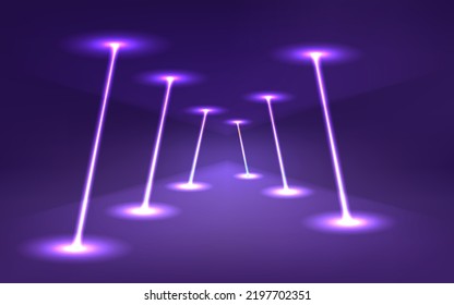 Resumen del fondo de las flechas de luz de neón