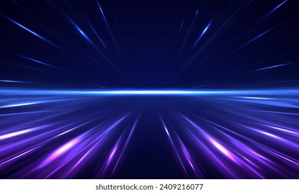 	
Abstract neon light rays background. Vector blue glowing lines air flow effect. Laser beams luminous abstract sparkling isolated on a transparent background.	
