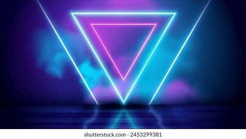 Abstract neon lights background design vector design in eps 10