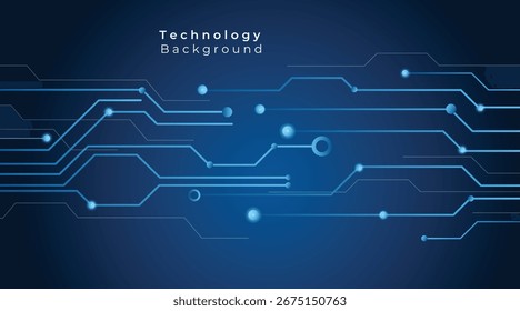 Abstract neon line structure circuit computer technology background