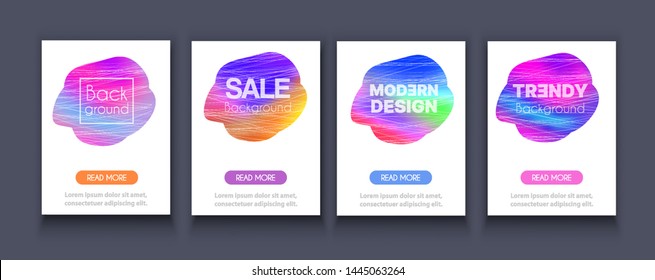 Abstract neon modern futuristic creative purple violet design background. Colorful pattern with mesh effect gradient templates for placards, banners, flyers