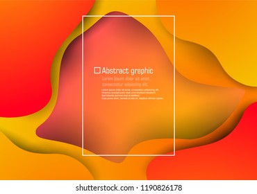 Abstract neon modern graphic elements. 
Creative geometric wallpaper. Trendy gradient shapes composition. 