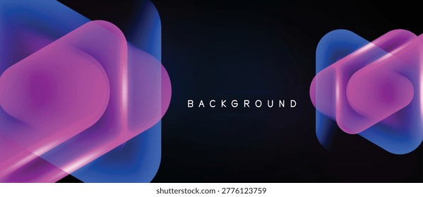 Las Formas neón Abstractas
