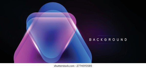 Las Formas neón Abstractas