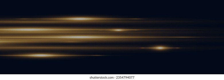Abstract neon speed light effect on black background. Vector illustration.