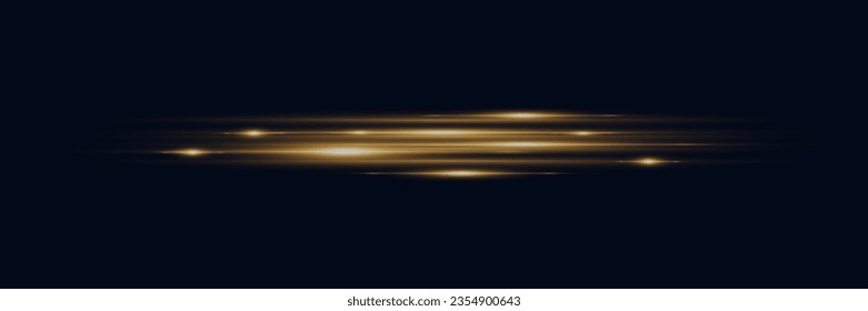 Abstract neon speed light effect on black background. Vector illustration.