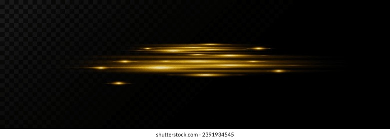 Abstract neon speed light effect on black background. Vector illustration.	

