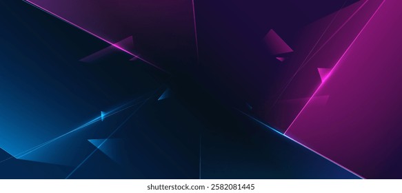 Abstract neon technology background, Futuristic digital background for presentation business or tech event poster EPS 10