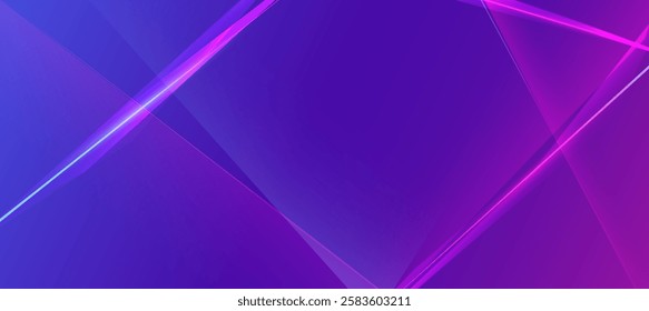 Abstract Neon technology , Polygon elegant diagonal striped blue and pink background, Digital line background vector for presentation products or website background EPS 10