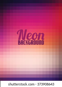 Abstract neon vertical background with backlit and soft illumination. Vector graphic pattern. CMYK colors