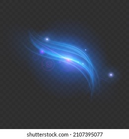 Abstract neon wave. Bright neon liquid. Elegant bright linear wave. Colorful sparkling background. Vector format
