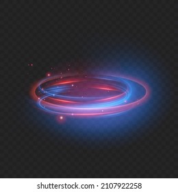 Abstract neon wave. Bright neon liquid. Elegant bright linear wave. Colorful sparkling background