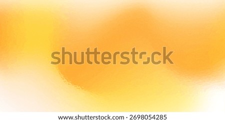 Abstract neon yellow wave form, blurred iridescent gradient texture, isolate design element. Fluid orange watercolor brushstroke blurry swirl shape. 