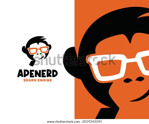 Abstract Nerd Monkey Face
Logo Template