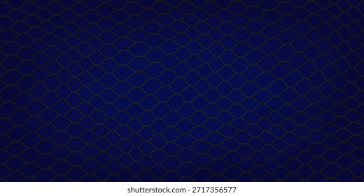 Fondo de red Abstractas azul y oro para deportes, textura de malla para redes de pesca. Patrón sin fisuras para ropa deportiva o portería de fútbol, red de voleibol, aro de baloncesto, hockey, atletismo. Vector