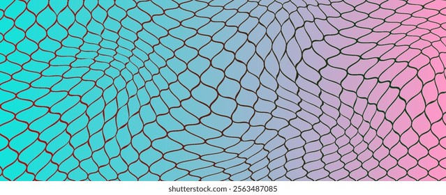 Abstract net background blue for sports, Mesh texture for fishing nets. Seamless pattern for sportswear or soccer goal, volleyball net, basketball hoop, hockey, athletics. Eps10