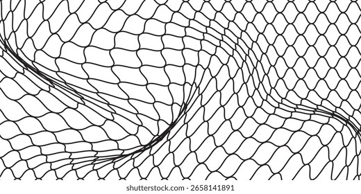 Abstract net background for sports. Seamless pattern for sportswear or soccer goal, volleyball simple