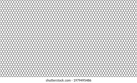 Abstract net curve line pattern with black color in white background.