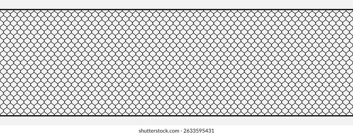 Abstract net curve line pattern with black color in white background.