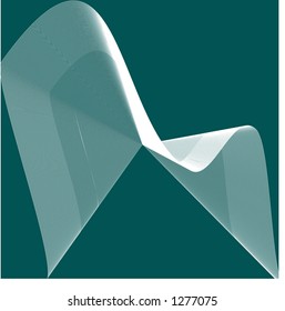 abstract netting over teal green vector