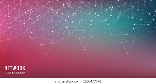 Abstract Network Background - Illustration