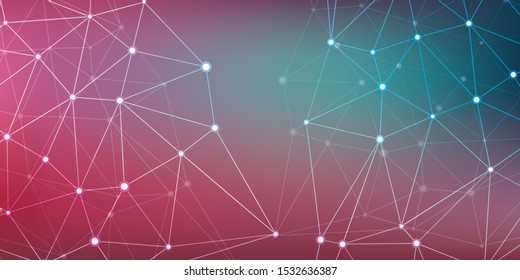 Abstract Network Background - Illustration