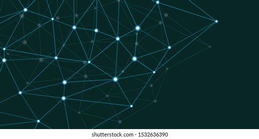 Abstract Network Background - Illustration