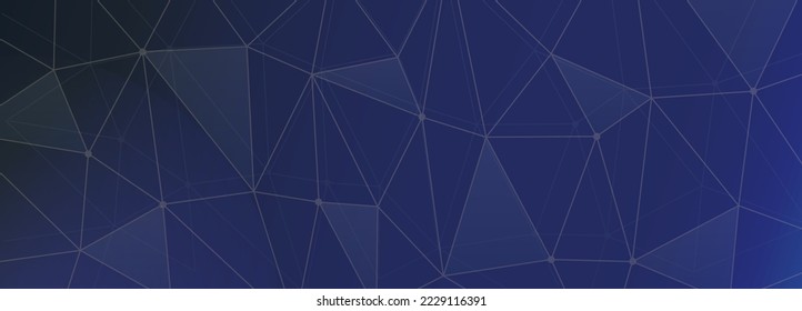 Abstract network, broken lines on a dark gradient background. Vector illustration for posters, banners, posters and covers. Background for creative design
