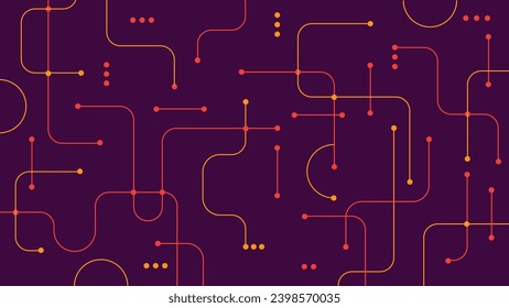 Abstract network concept vector background
