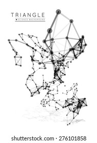 Abstract network connection background