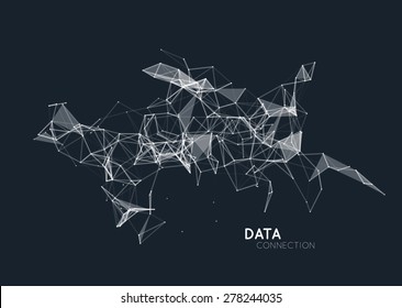 Abstract Network Connection Background