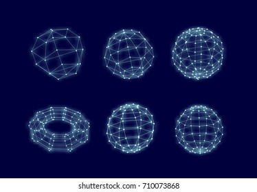 Abstract network connection background