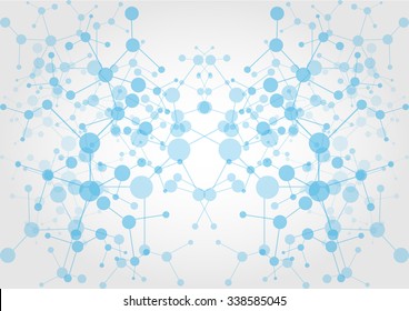 abstract network connection technology. illustration vector design