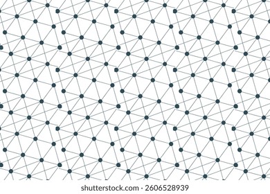 Abstract Network Design with Connected Dots and Lines Seamless Pattern Background