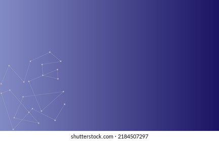 Abstract network with gradient color background