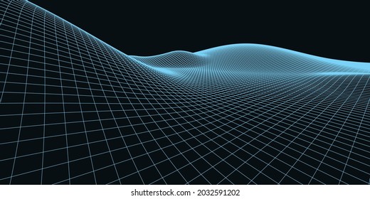 Abstract network grid background, network, connections, computer and technology idea