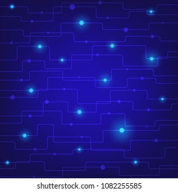 Abstract Network line for future, Background