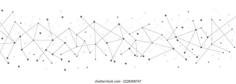 Abstract network technology geometric dots. Network clipart. Connecting dots and lines. Global network connection. Digital technology with plexus background. Vector illustration