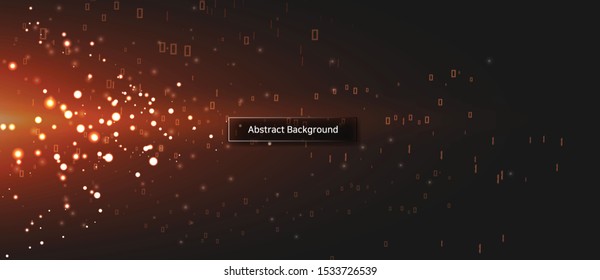 Abstract Network Virtual Space Background