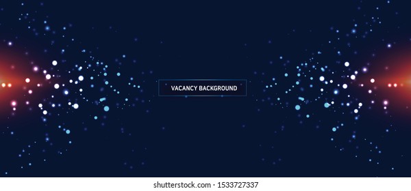 Abstract Network Virtual Space Background