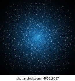 abstract networking futuristic design geometric polygon line dot pattern vector background