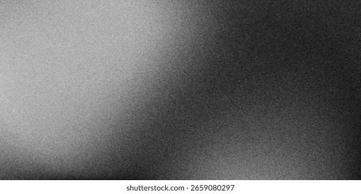 Abstract neutral black grey grainy texture gradient background