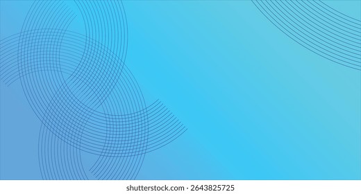 Abstract New blue background. Luxury glowing lines curved overlapping on blue background. EPS vector illustration