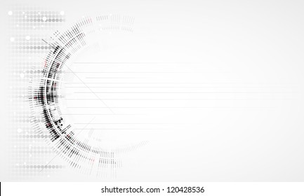 Abstract new technology dynamic fade banner background