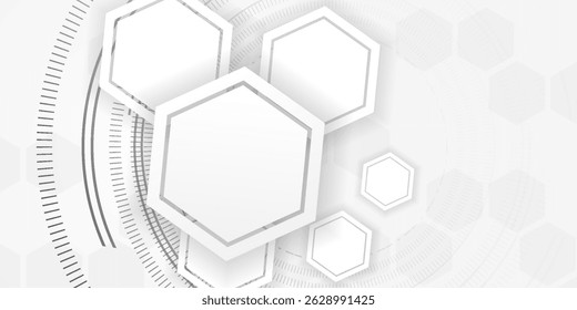 Abstrakte neue Technologie dynamische Fade Banner Hintergrund. moderne Vektorgrafik