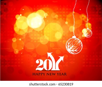 abstract new year 2011 colorful design.  Vector illustration