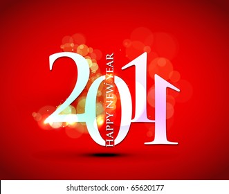 abstract new year 2011 colorful design.  Vector illustration