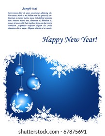 Abstract new year background